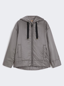 Padded, hooded jacket in water-repellent canvas