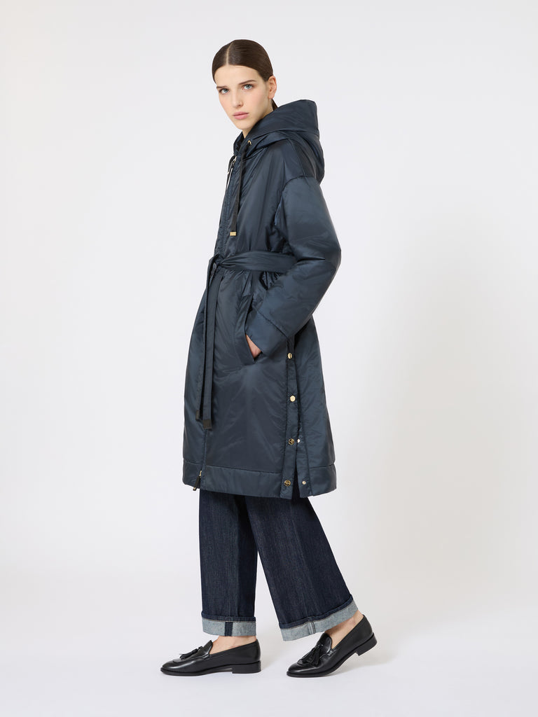 max mara جاكيت باركا مبطن من الكانفاس الطارد للماء