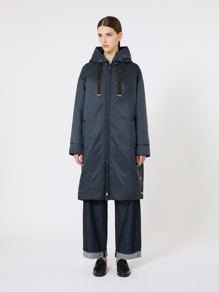 max mara جاكيت باركا مبطن من الكانفاس الطارد للماء