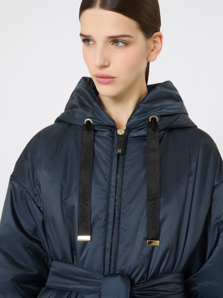 max mara جاكيت باركا مبطن من الكانفاس الطارد للماء