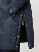 Water-Repellent Canvas Padded Parka for Women - Midnightblue - Max Mara KSA