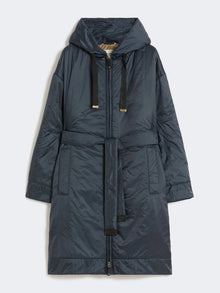 Water-repellent canvas padded parka