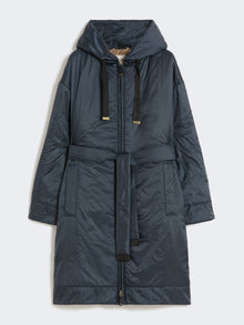 Water-Repellent Canvas Padded Parka for Women - Midnightblue - Max Mara KSA