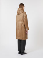 Water-Repellent Canvas Padded Parka for Women - Camel - Max Mara KSA