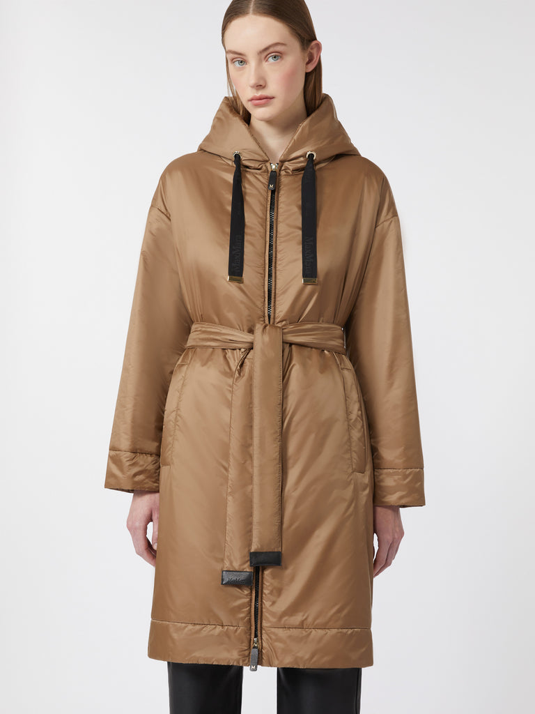 max mara جاكيت باركا مبطن من الكانفاس الطارد للماء