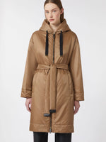 max mara water-repellent canvas padded parka for women