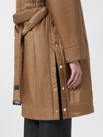 Water-Repellent Canvas Padded Parka for Women - Camel - Max Mara KSA