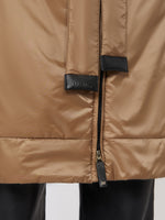 Water-Repellent Canvas Padded Parka for Women - Camel - Max Mara KSA