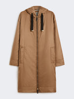 Water-Repellent Canvas Padded Parka for Women - Camel - Max Mara KSA