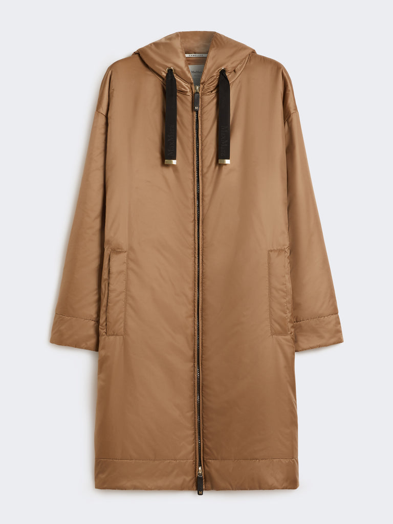 max mara جاكيت باركا مبطن من الكانفاس الطارد للماء