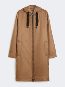 Water-repellent canvas padded parka