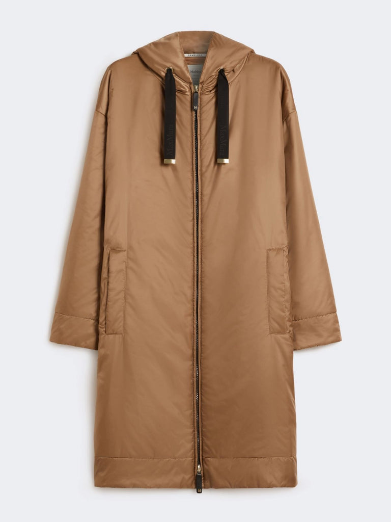 max mara water-repellent canvas padded parka