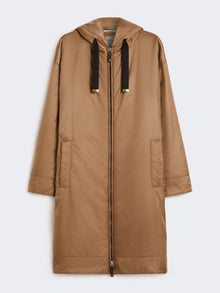 Water-Repellent Canvas Padded Parka for Women - Camel - Max Mara KSA