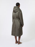 Long, Reversible Padded Parka In Radzmir And Water-Repellent Canvas for Women - Kaki - Max Mara KSA
