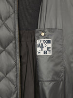 Long Quilted Down Jacket In Water-Repellent Fabric for Women - Green - Max Mara KSA