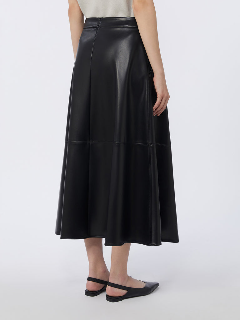 Coated fabric skirt