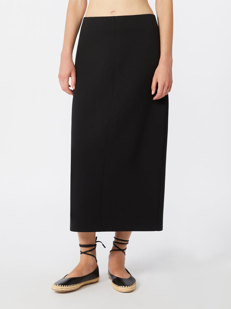 max mara straight-fit scuba jersey skirt