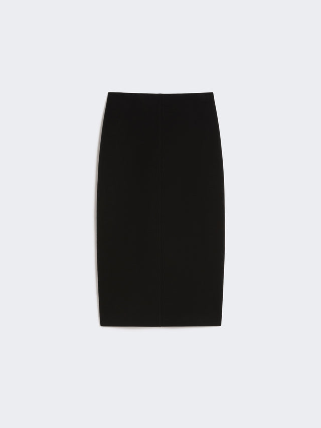 max mara straight-fit scuba jersey skirt for women