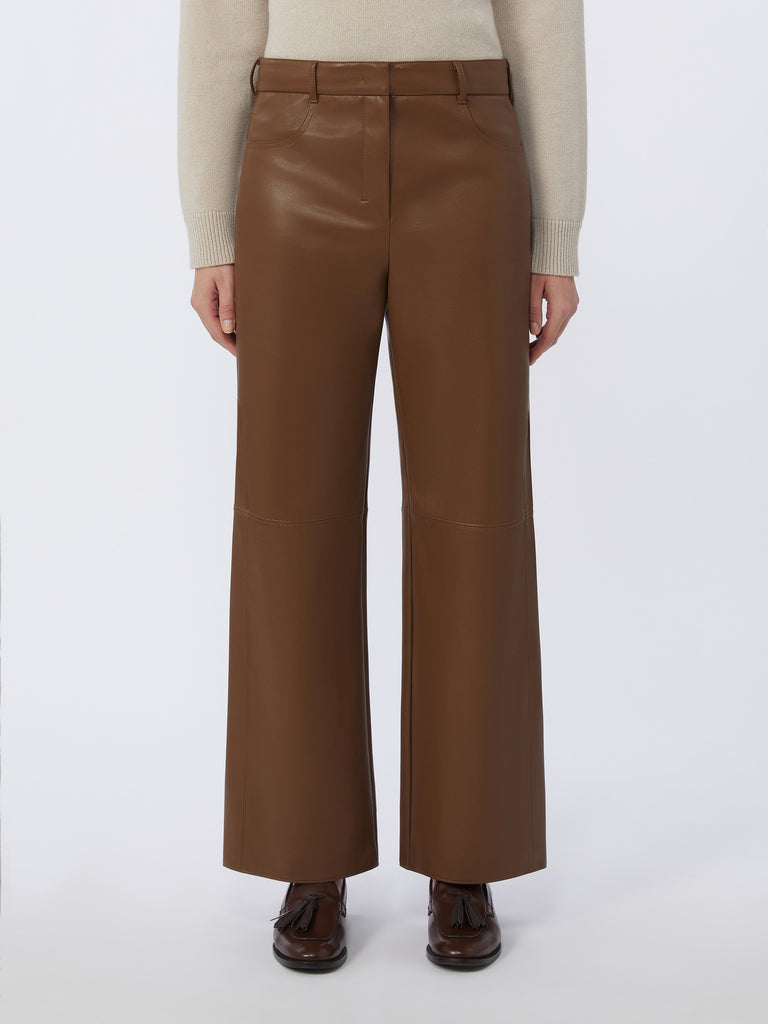 Coated fabric trousers