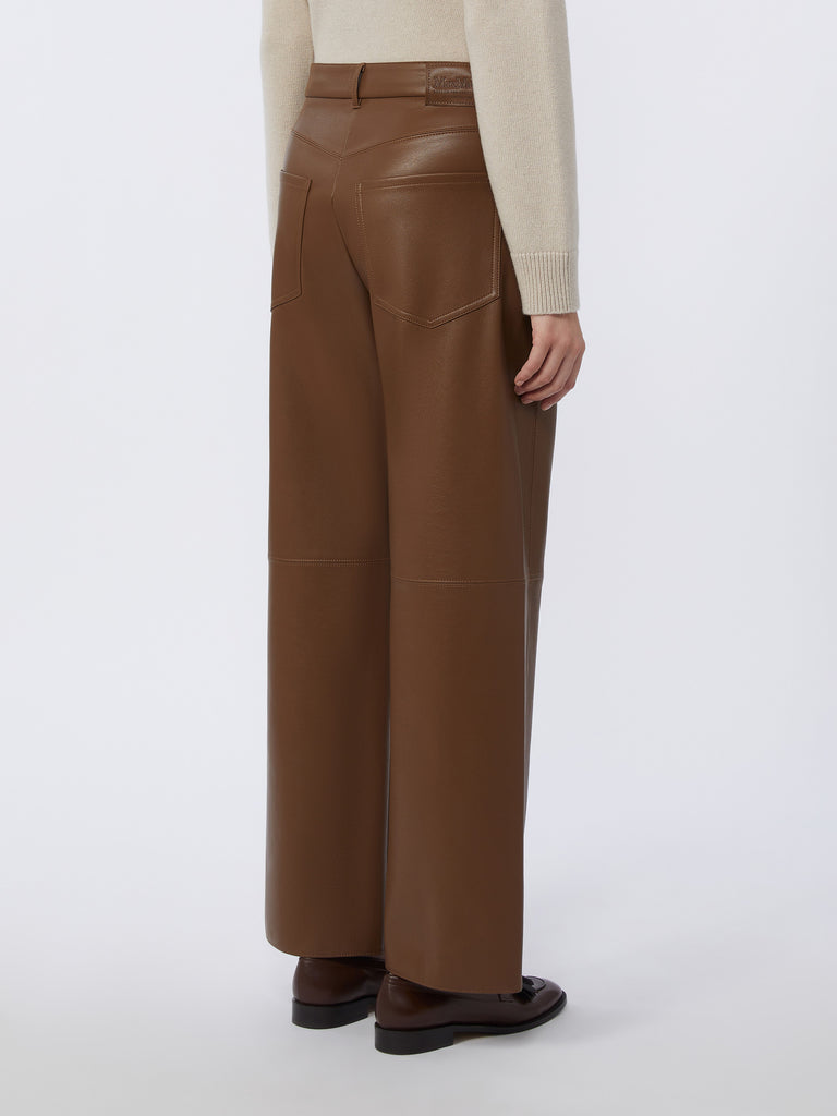 Coated fabric trousers