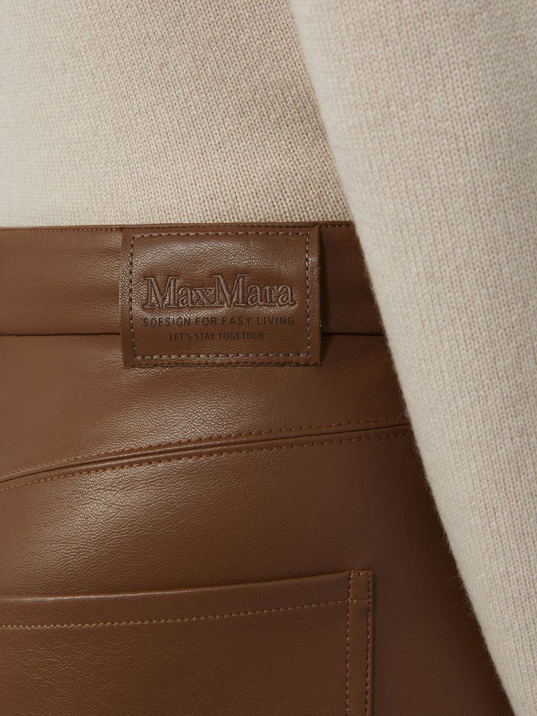 Coated fabric trousers