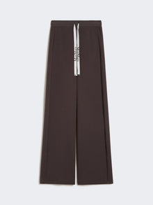 Wide-fit jersey trousers
