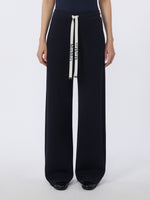 Wide-fit jersey trousers