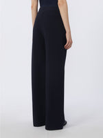 Wide-fit jersey trousers