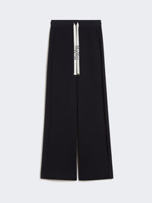 Wide-fit jersey trousers