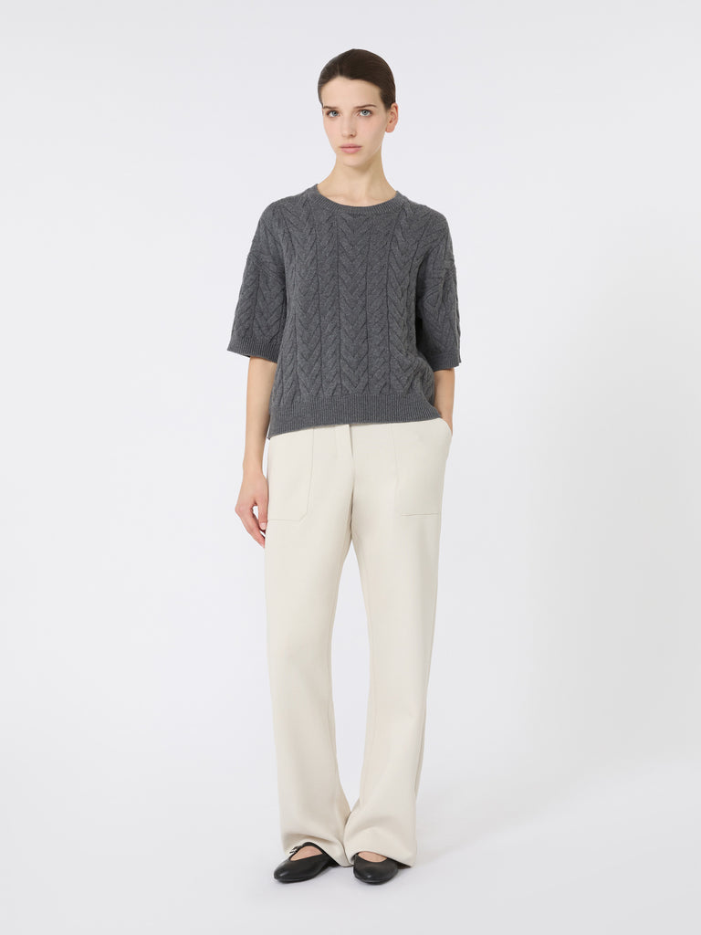 Technical jersey trousers