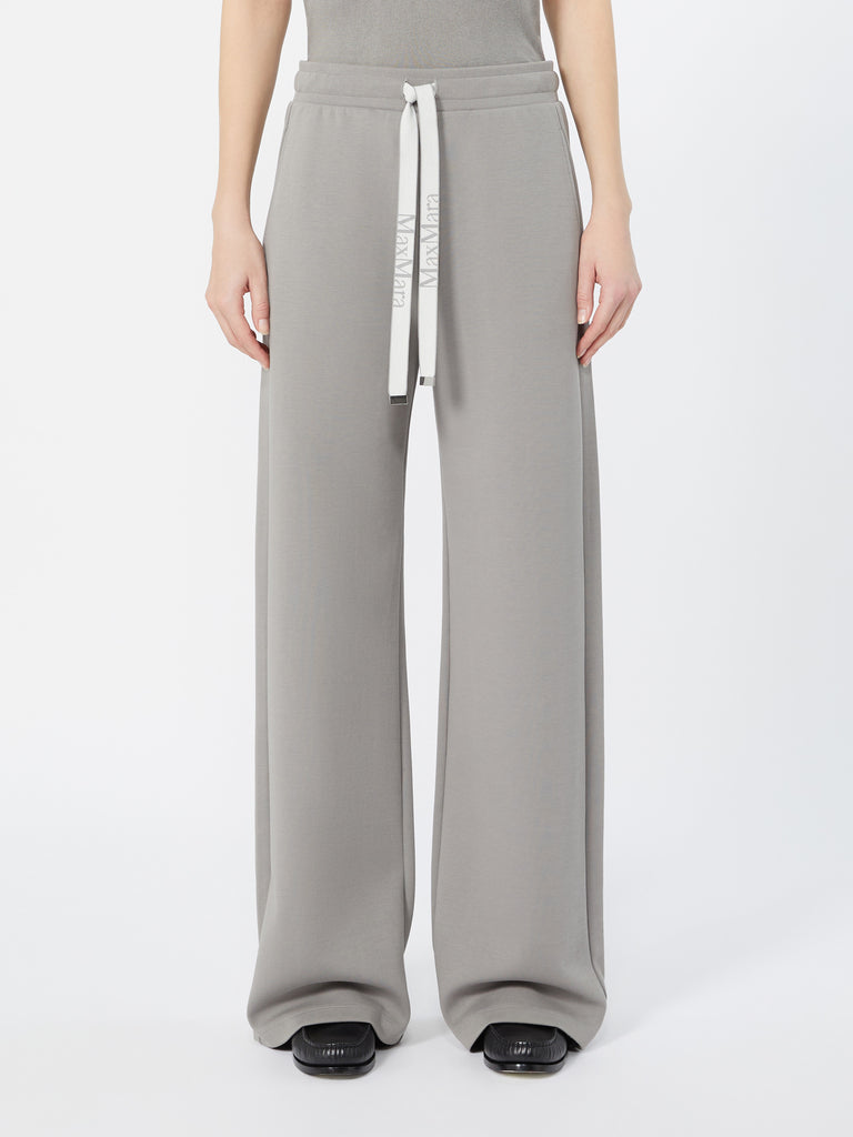 max mara دووبلي الجيرسيه بساق واسعة بنطال