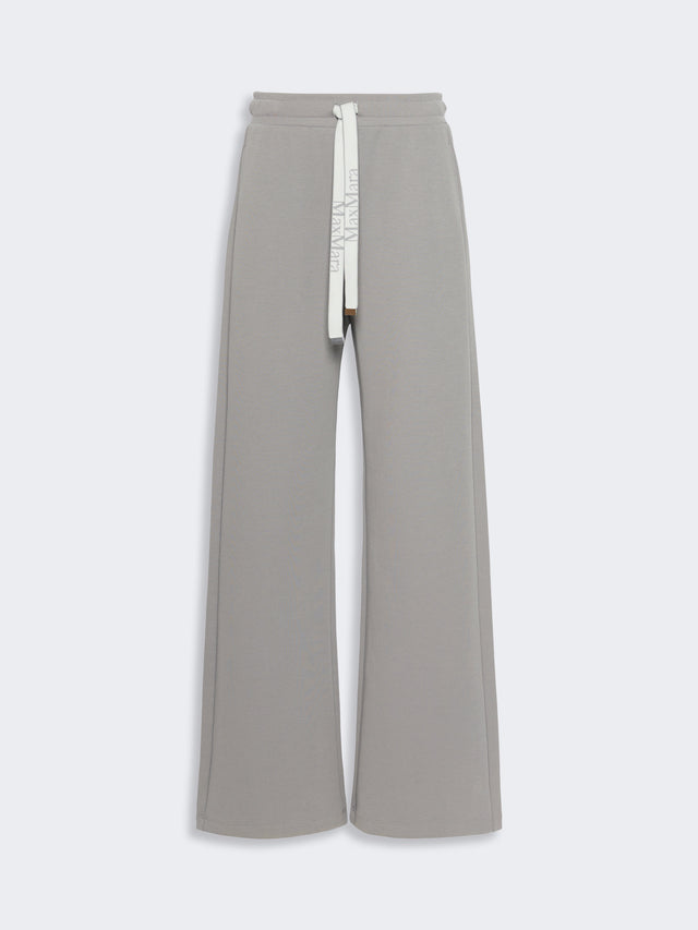 max mara double jersey wide-leg trousers for women