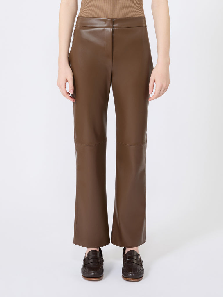 max mara بنطال بقصة ضيقة مطلي من الجيرسيه