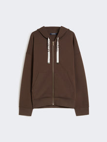 max mara technical jersey zip-up sweatshirt for women