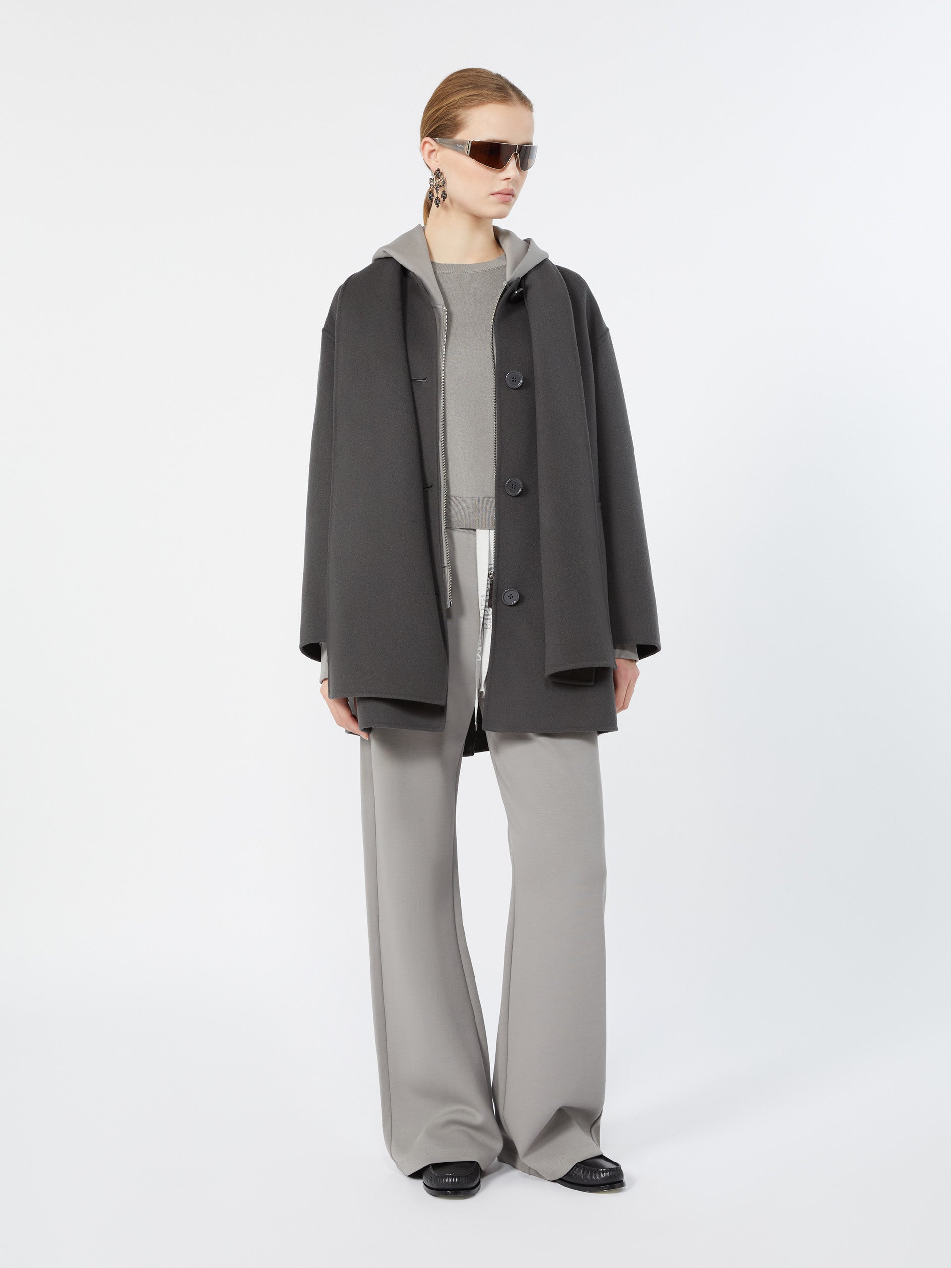 max mara technical cotton jersey sweatshirt for women