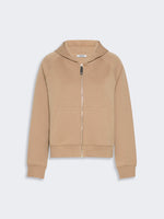 Technical Cotton Jersey Sweatshirt for Women - Camel - Max Mara KSA