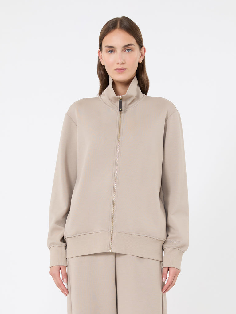 max mara سويتشيرت من جيرسيه قطن معالج