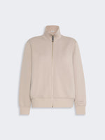 Technical Cotton Jersey Sweatshirt for Women - Beige - Max Mara KSA