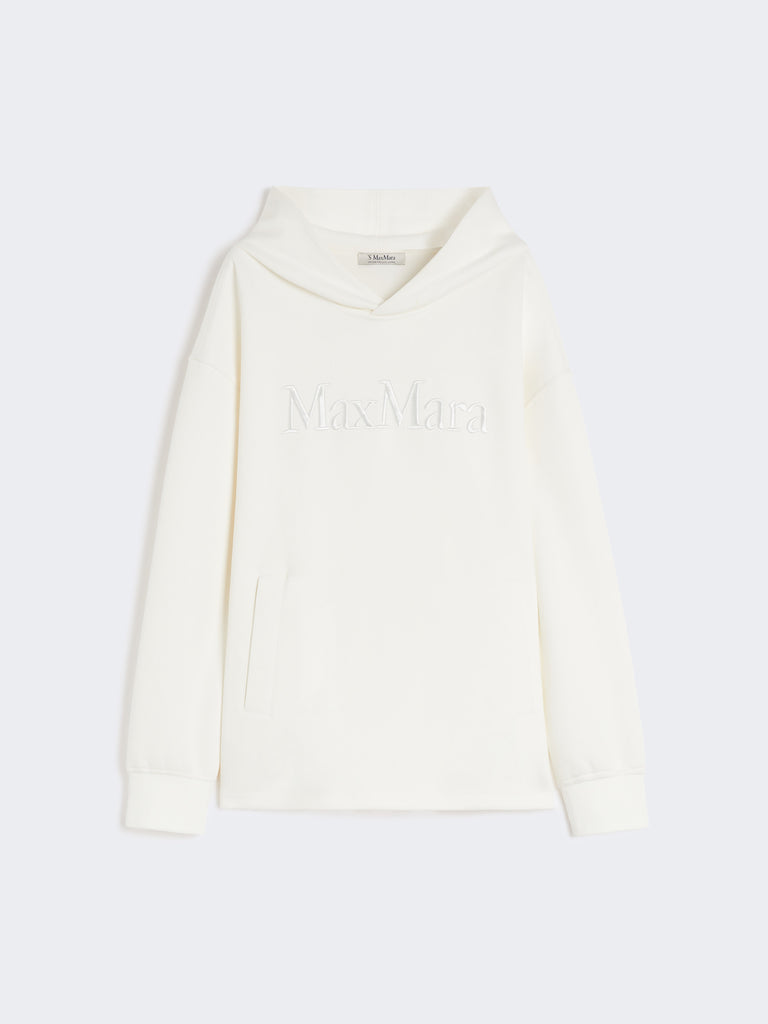 Oversized cotton jersey sweatshirt