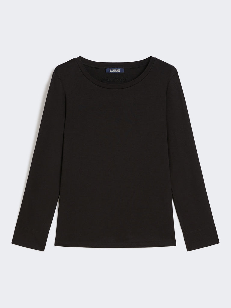 Long-sleeved jersey T-shirt
