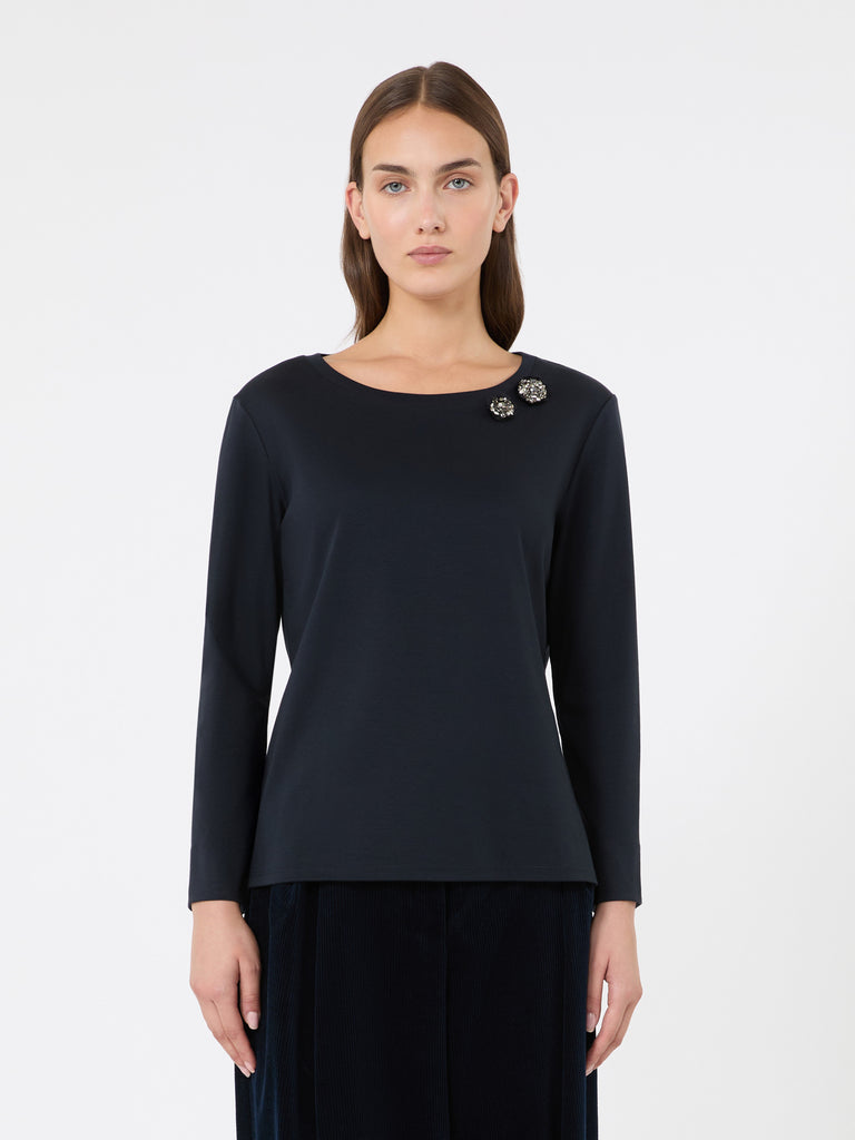 max mara تيشيرت جيرسيه قطن