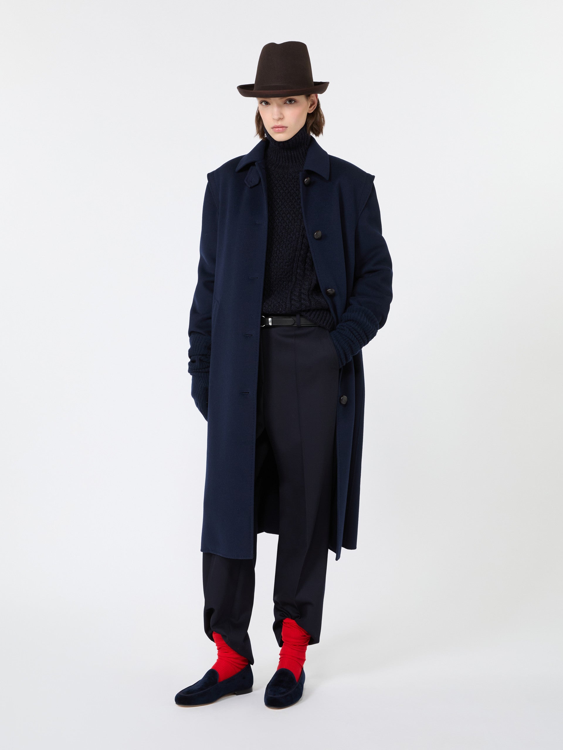 Max Mara Double wool broadcloth coat for Women
