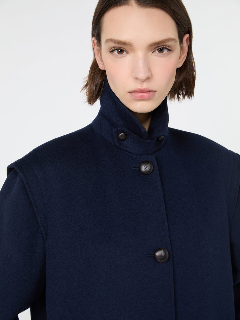 max mara double wool broadcloth coat