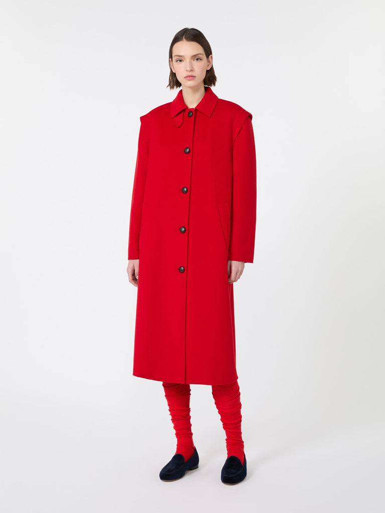 max mara معطف من جوخ الصوف المزدوج