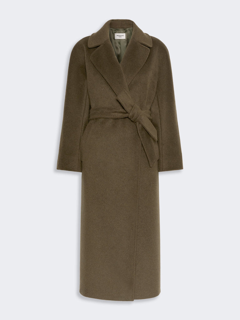 max mara معطف تيدي من الصوف والألبكة