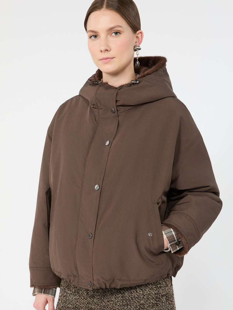 max mara جاكيت من الكانفاس الطارد للماء
