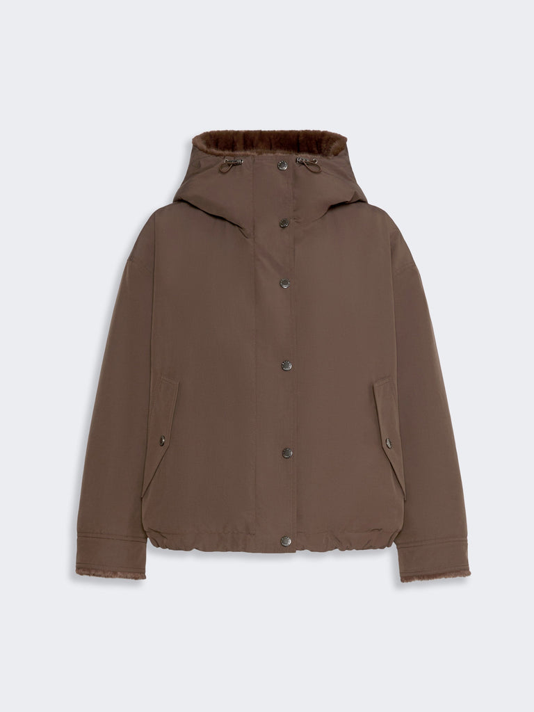max mara جاكيت من الكانفاس الطارد للماء