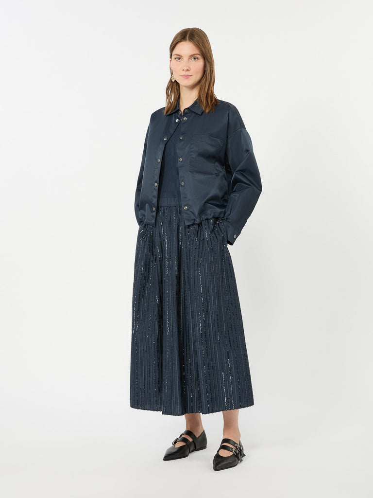 max mara water-repellent twill jacket