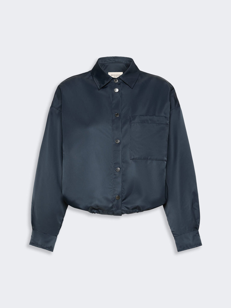 max mara water-repellent twill jacket