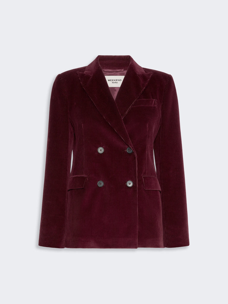 max mara cotton corduroy velvet blazer